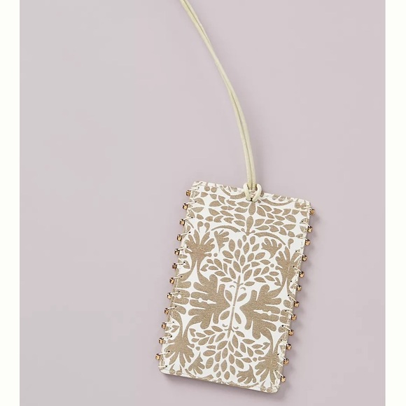 🆕 Anthropologie Raleigh Leather Luggage Tag - Picture 2 of 7